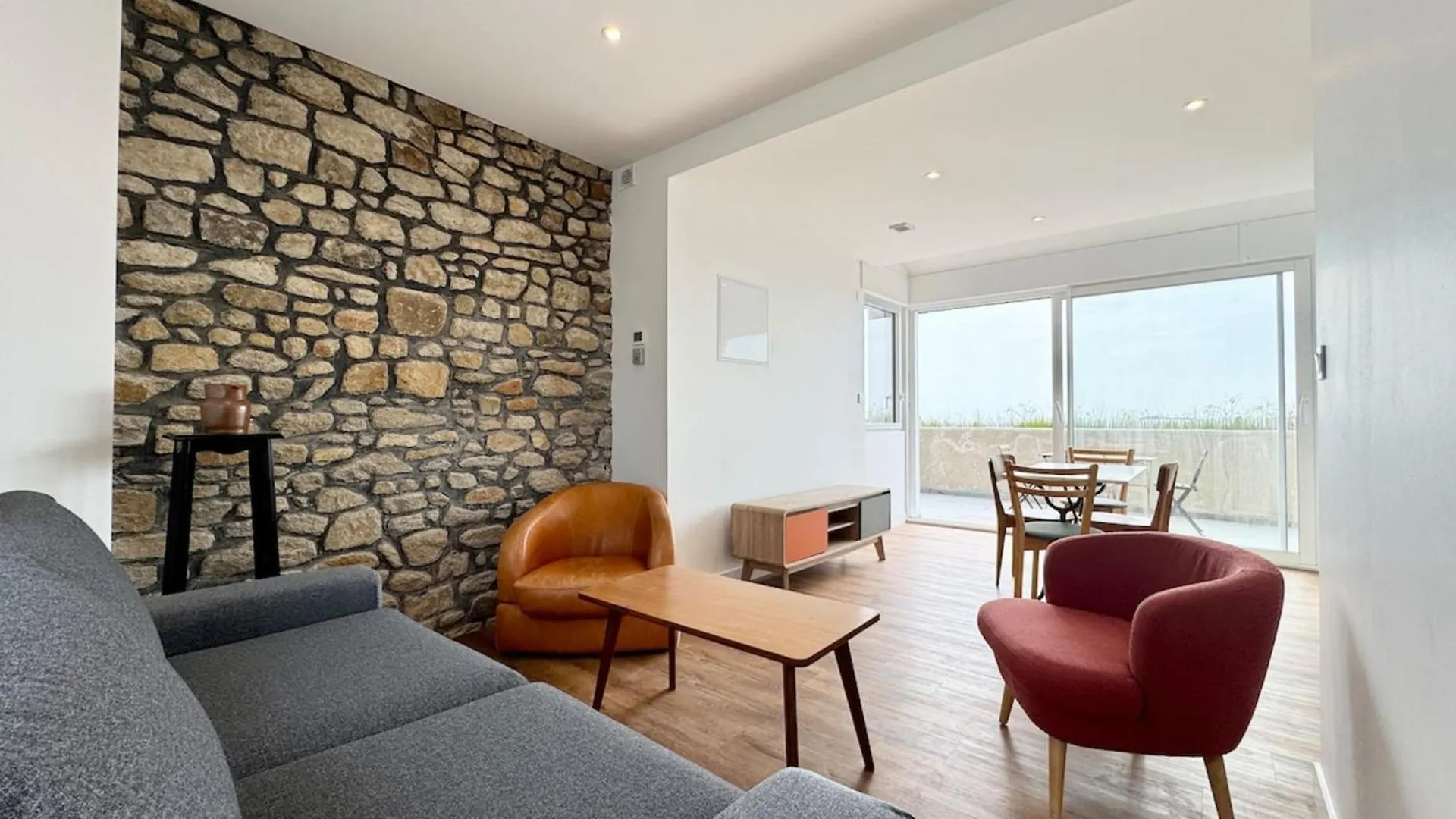 شقة T2 Renove Terrasse & Vue Mer 180 Et Charme سان-بيار-كيبورون